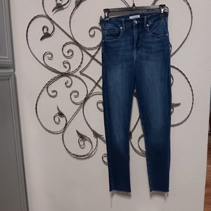 GOOD AMERICAN Good Waist Crop skinny jeans, 2/26